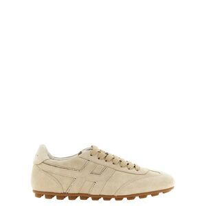 Hogan Beige Calfskin Athletic Women's Sneakers